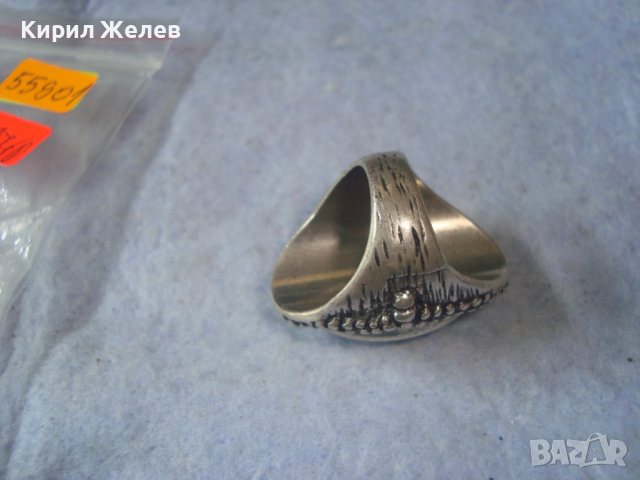 КРАСИВ ПОСРЕБРЕН ФЕШЪН АРТ ПРЪСТЕН с КАТАЛИН 55901, снимка 8 - Пръстени - 36393214