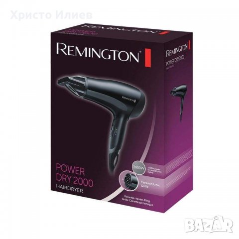 Сешоар Remington 2000W Йонизираща система Еко режим Студена струя, снимка 2 - Сешоари - 40011412