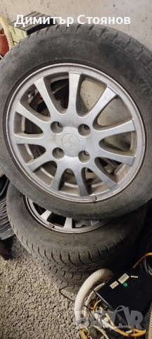 Зимни гуми с джанти Митсубиши mitsubishi , снимка 4 - Гуми и джанти - 52162094