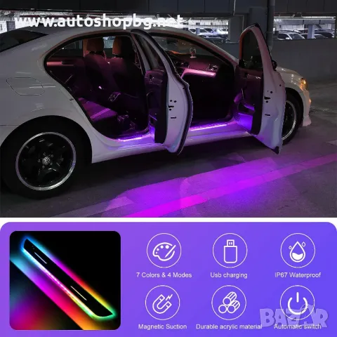 Ленти за Праг -LED- VIP- (WELCOME)- 2бр к-т -А3715, снимка 4 - Аксесоари и консумативи - 47333396