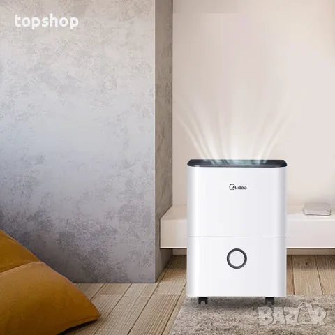 Нов Смарт Влагоабсорбатор Midea DF-20DEN7-WF (20L/24h, за помещения до 40m², Wi-Fi, 3L Резервоар)  , снимка 6 - Влагоабсорбатори и влагоуловители - 55930320