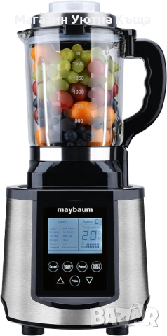НОВ Професионален блендер Maybaum с функция за готвене с Гаранция, снимка 5 - Блендери - 51963864