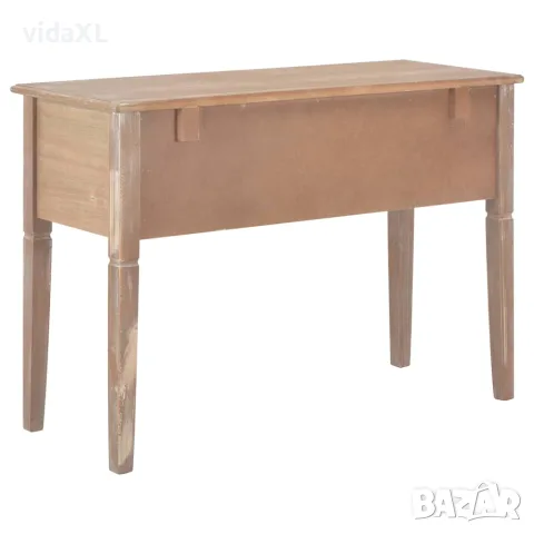 vidaXL Writing Desk Brown 109,5x45x77,5 cm Wood, снимка 3 - Бюра - 56146502
