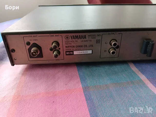 YAMAHA T-520 стерео тунер, снимка 8 - Радиокасетофони, транзистори - 49040530