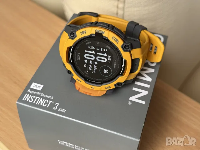 Garmin instinct 3 solar 50mm Нов, снимка 9 - Смарт часовници - 56505499
