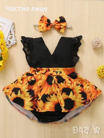 Боди-рокли за малки принцеси, снимка 16 - Бебешки рокли - 41835382