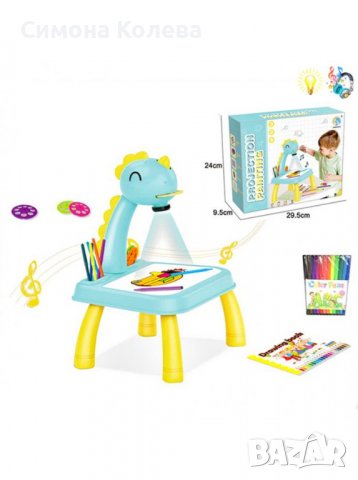 ✨Детска рисувателна масичка с проектор , снимка 2 - Рисуване и оцветяване - 37045496