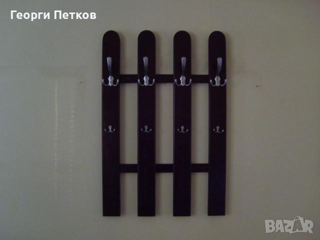 Закачалка от масив, с четири елемента., снимка 4 - Закачалки - 52823179