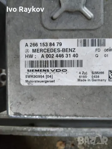 моторен компютър ECU за Mercedes A-Class W169 (2004-2012г.). A 266 153 84 79, снимка 2 - Части - 47696071