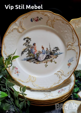 Сервиз за хранене и кафе Rosenthal Sanssouci Hoeroldt Arkadien , снимка 9 - Сервизи - 52774701