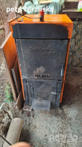 Чугунен котел и пелетна горелка, снимка 3 - Отоплителни печки - 53064415