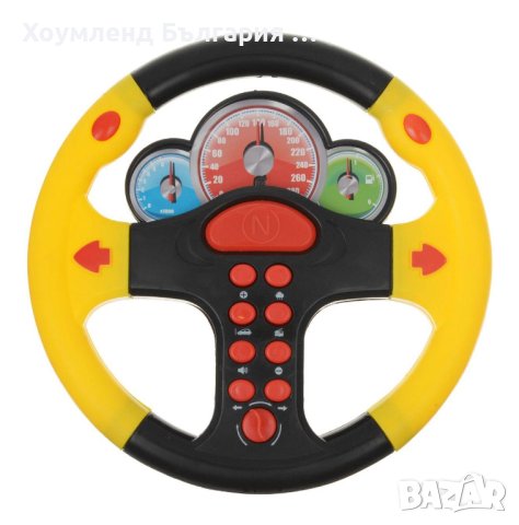 Детски волан за кола издава различни звуци на колата, скърцане, снимка 4 - Други стоки за дома - 42078367