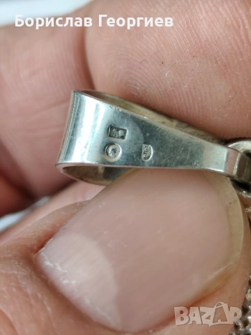 Голям сребърен кръст медальон 925, снимка 3 - Колиета, медальони, синджири - 53898943