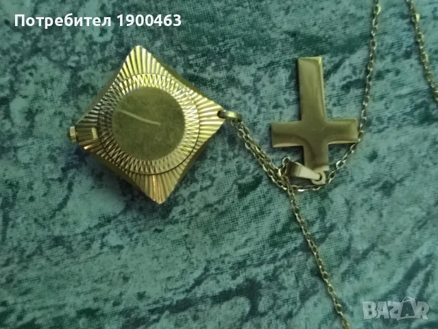 Медальон Чайка.Позлатен.Механичен., снимка 4 - Дамски - 49928694