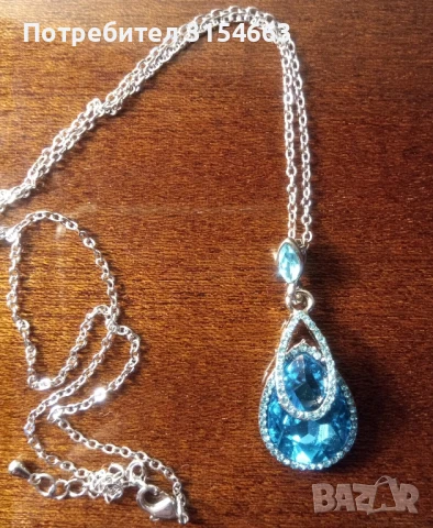 Колие с кристали , снимка 3 - Колиета, медальони, синджири - 50624746