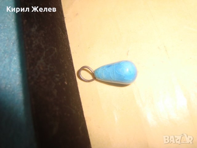 ВИНТИДЖ МЕДАЛЬОН ХЕНД МЕЙД АРТ ЦВЕТНА КЕРАМИКА 56811, снимка 3 - Колиета, медальони, синджири - 35653697