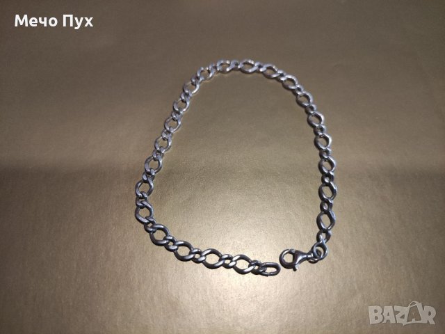 Сребърна гривна (6), снимка 2 - Гривни - 37676779