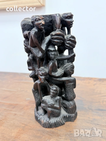 Африканска дърворезба - Дървото на живота. №7817, снимка 5 - Антикварни и старинни предмети - 53043272