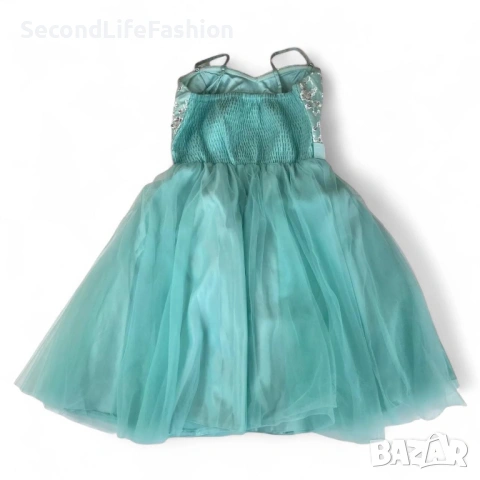 Парти бална рокля с дантела мини официална коктейлна размер M-L , снимка 6 - Рокли - 53940296