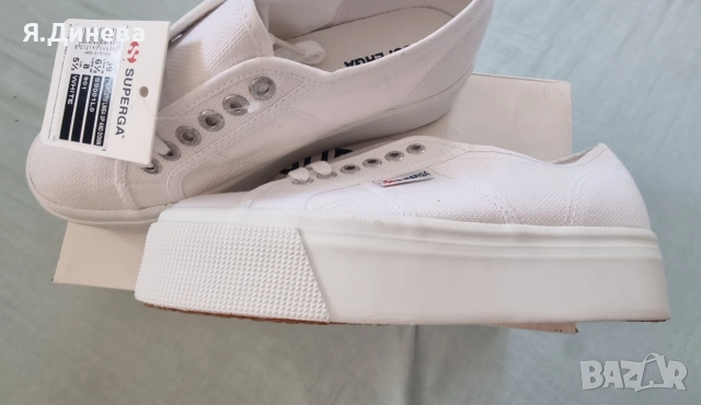 Дамски кецове с висока подметка 39н, снимка 4 - Кецове - 54151981