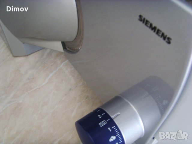 Уред за рязане (професионален) SIEMENS, 120W, Максимална дебелина на нарязване 15 мм, Инокс, Metalic, снимка 5 - Кухненски роботи - 31415719
