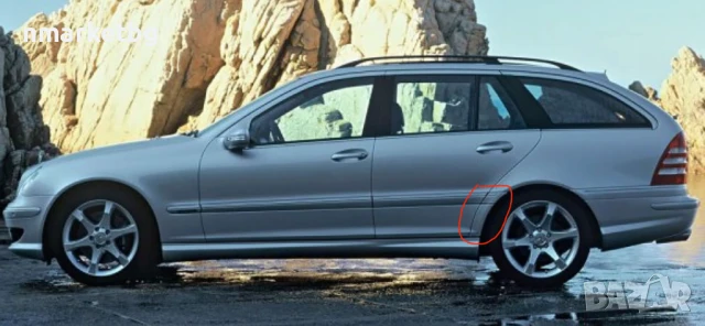 заден калник ляв (задна калник арка) за Mercedes C W203 (S203) 