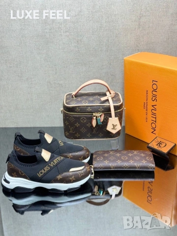Louis Vuitton ⚜️ Обувки Чанти Портмонета , снимка 2 - Дамски ежедневни обувки - 53136377