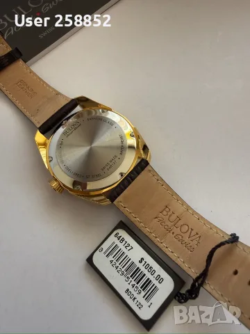 Bulova Accu-Swiss 64B127 Tellaro Автоматичен часовник - нов с кутия и документи, снимка 7 - Мъжки - 54092971
