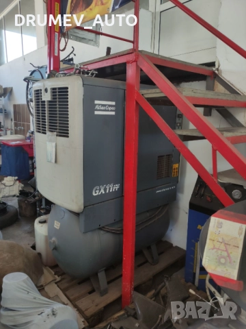 Продавам винтов компресор Atlas Copco GX11FF, снимка 4 - Компресори - 52444283