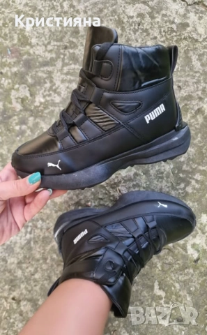 Дамски зимни боти реплика на puma