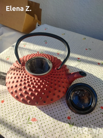 Красив чугунен чайник японски стил - чисто нов, снимка 7 - Други - 52798734