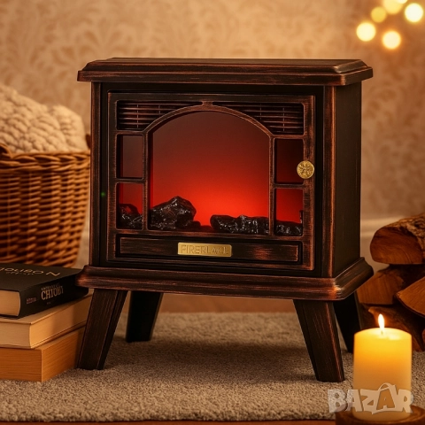 Ретро камина с ефект на пламък – уют и атмосфера навсякъде, снимка 3 - Други стоки за дома - 51924012