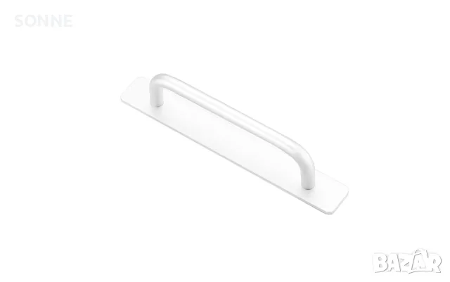 Алуминиева бяла дръжка с матово покритие, снимка 3 - Шкафове - 48558035