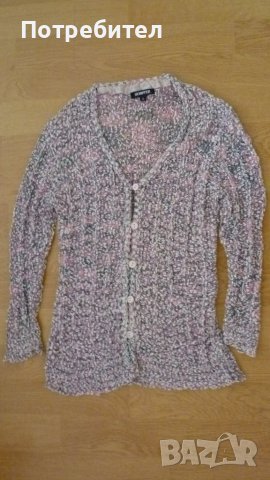 Дамска жилетка с дълъг ръкав S, снимка 1