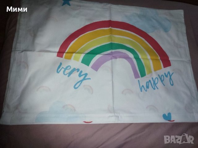 Калъфка за възглавница дъга детска, снимка 1