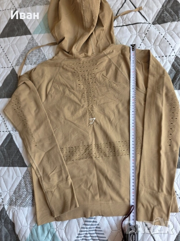 дамско спортни горнище суичър gymshark размер S, снимка 4 - Спортни екипи - 54236017