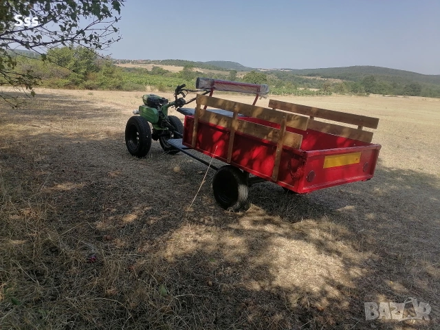 Мотофреза с ремарке , снимка 2 - Селскостопанска техника - 54264322