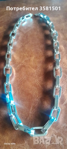 171/Сребърен Синджир-77грама.🇧🇬