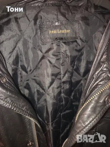 Ново Мъжко Зимно Яке Изцяло от Естествена Кожа XL , снимка 8 - Якета - 52792943