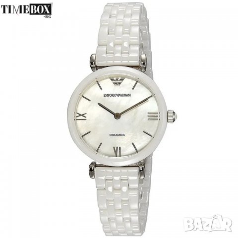 Emporio Armani AR1485 Ceramica Gianni T-Bar. Нов дамски часовник