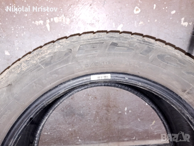 Зимни гуми 215 55 r16, снимка 4 - Гуми и джанти - 52633077