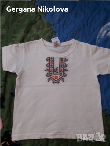 Детска блуза с българска шевица