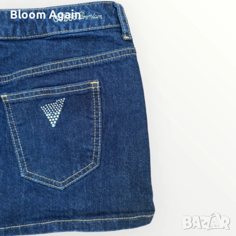 Дамска дънкова пола Guess, снимка 4 - Поли - 52426149