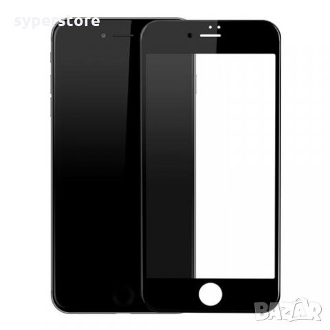 Стъклен протектор за iPhone 7/7G/8/8G 9D FullFace FullGlue Black лепило по цялата повърност