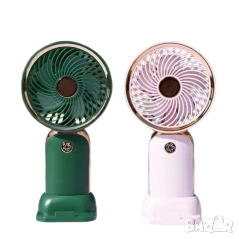 Стилен мини вентилатор с USB зареждане, снимка 2 - Друга електроника - 52125813