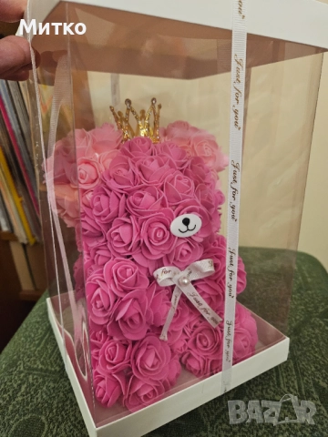 Мечета големи и малки от рози за любими хора, снимка 4 - Изкуствени цветя - 52989502
