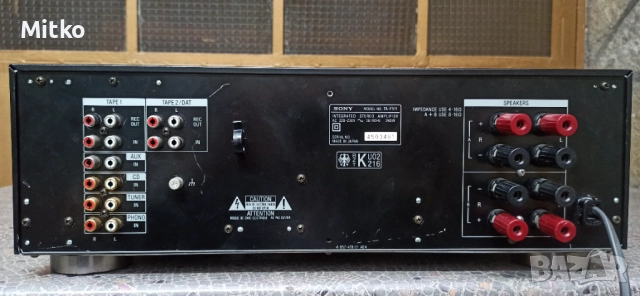 Sony TA-F511 Integrated stereo / стерео / , снимка 9 - Ресийвъри, усилватели, смесителни пултове - 52355808