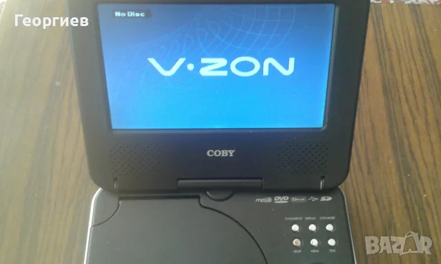 Портативен DVD, MP3, SD Card Плeйър - COBY V-zon., снимка 4 - Плейъри, домашно кино, прожектори - 56303396