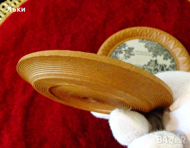 Чиния,купичка с пейзаж литография замък Schauenburg. , снимка 3 - Антикварни и старинни предмети - 36836883