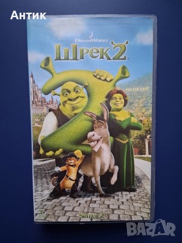 Видеокасети VHS Шрек 1 - 2 Част, снимка 3 - Други жанрове - 52772917